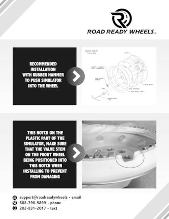 1996-2025 16" Chevrolet Express 3500 Van Wheel Simulator Set of 2 Rear & 2 Front view 6