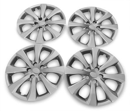 2020-2025 16 Inch Toyota Corolla Four Piece Set Silver Wheel Cover Caps / Hubcaps