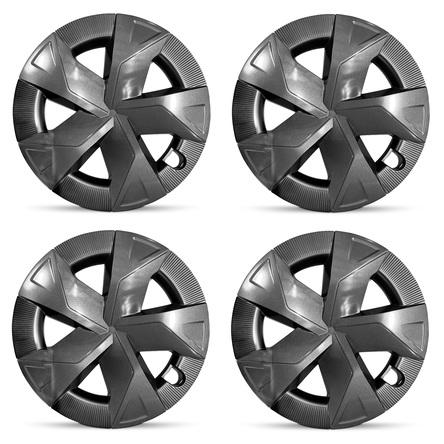 2023-2024 Toyota Prius Four Piece Set 17" Charcoal Wheel Cover Caps / Hubcaps