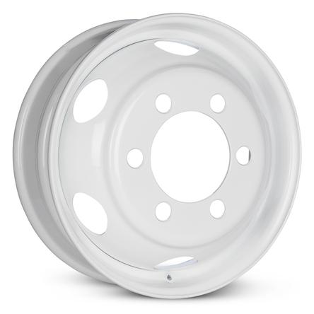 1995-2025 19.5x6 Isuzu NPR NQR NRR Genuine OEM Steel Wheel / Rim view 2