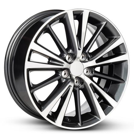 2014-2019 Toyota Corolla
16x6.5 Alloy Wheel / Rim view 2