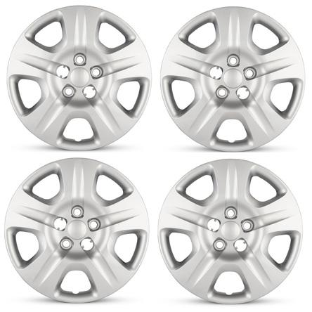 2013-2016 Dodge Dart Four Piece Set Silver Wheel Cover Caps / Hubcaps
