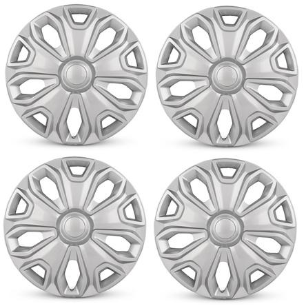 2015-2024 Ford Transit 150 Four Piece Set 16" Silver Wheel Cover Caps / Hubcaps